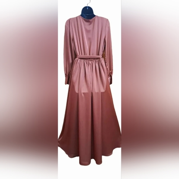 Baltic Born Jenna Maxi Dress Women's Size L Double Split Lined - Picture 4 of 8